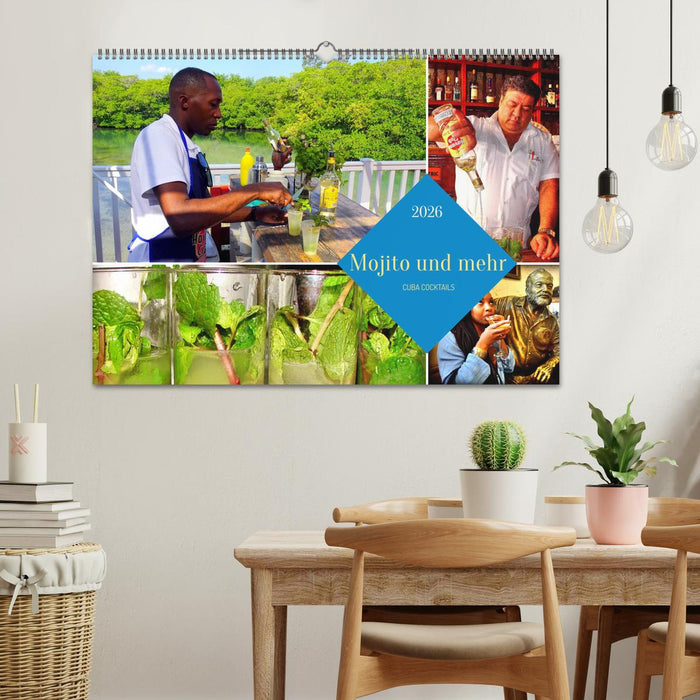 Mojito und mehr - CUBA COCKTAILS (CALVENDO Wandkalender 2026)