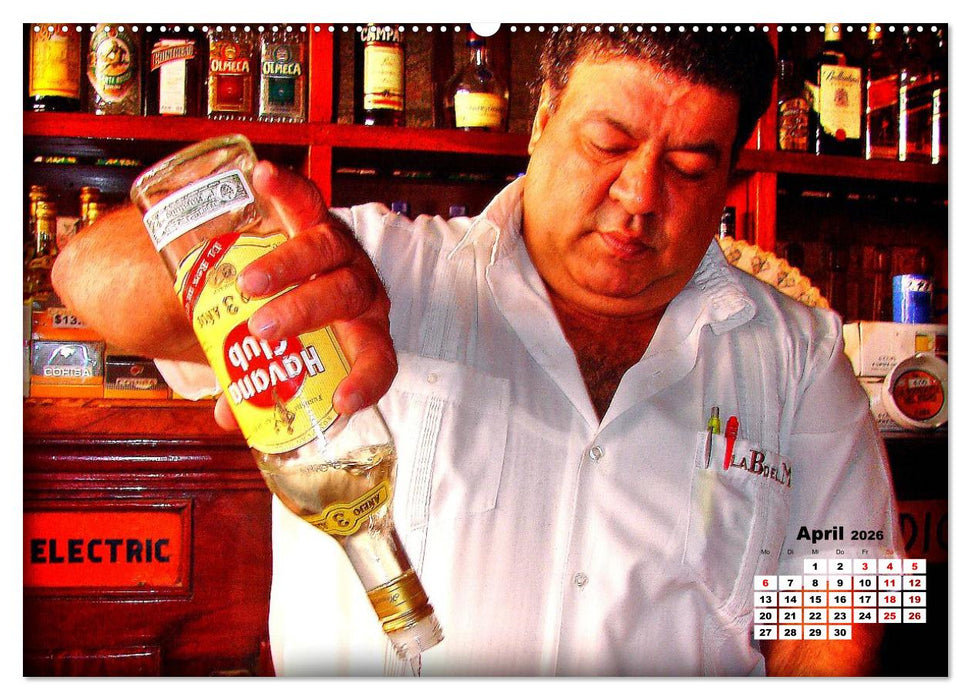 Mojito und mehr - CUBA COCKTAILS (CALVENDO Wandkalender 2026)