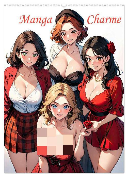 Manga Charme (CALVENDO Wandkalender 2026)