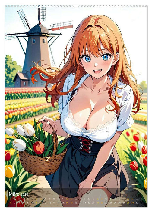 Manga Charme (CALVENDO Wandkalender 2026)