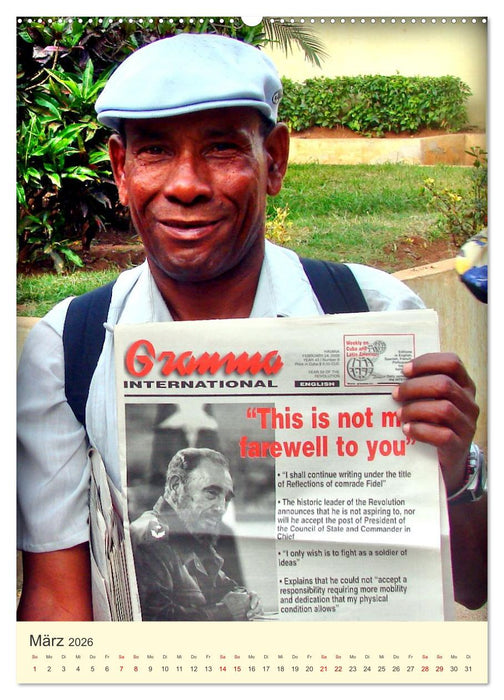 Zeitungshändler - Unterwegs in der Altstadt von Havanna (CALVENDO Premium Wandkalender 2026)