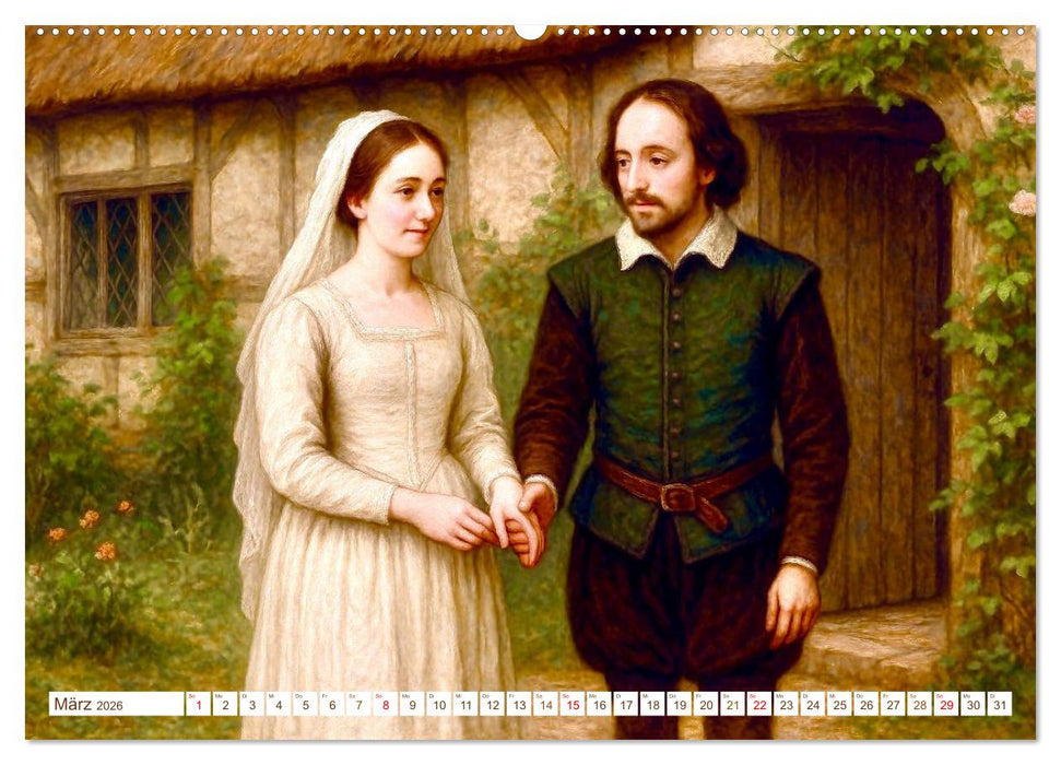 William Shakespeare (CALVENDO Wandkalender 2026)