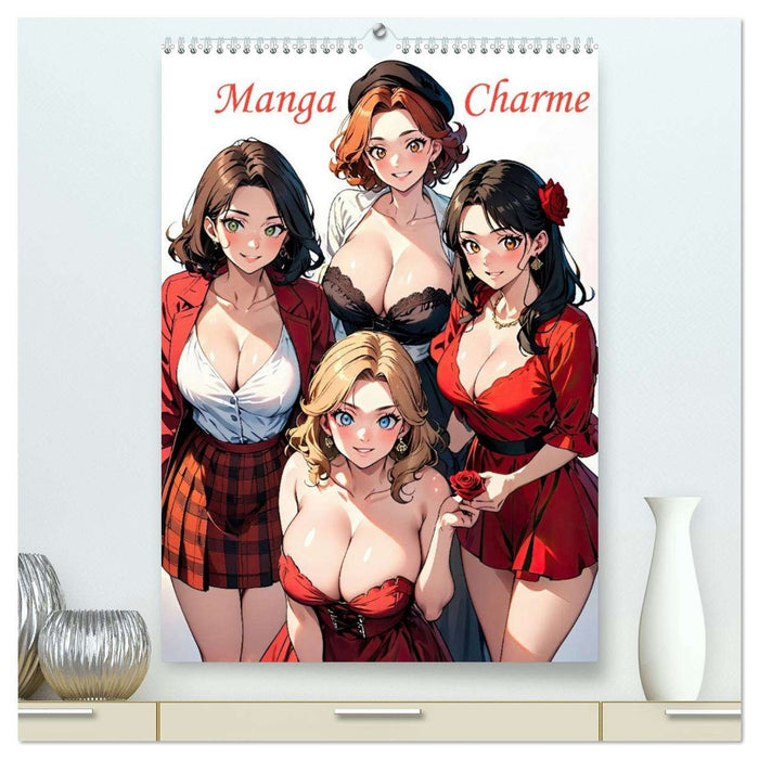 Manga Charme (CALVENDO Premium Wandkalender 2026)