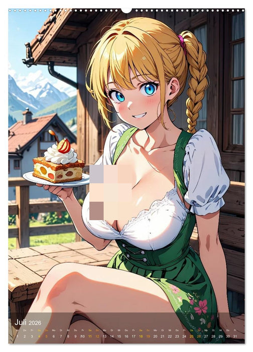 Manga Charme (CALVENDO Premium Wandkalender 2026)