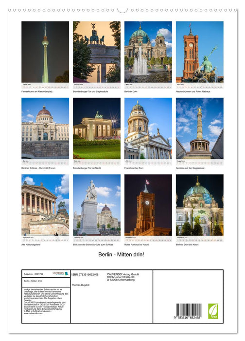 Berlin - Mitten drin! (CALVENDO Premium Wandkalender 2026)