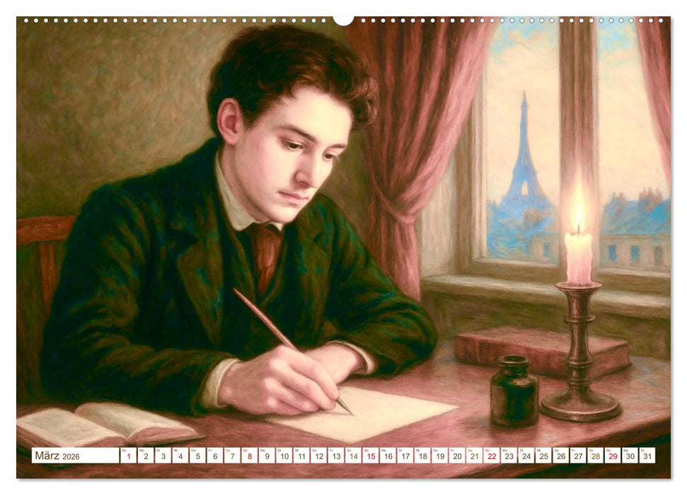 Victor Hugo (CALVENDO Premium Wandkalender 2026)