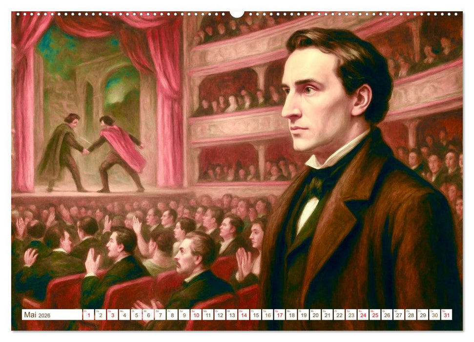 Victor Hugo (CALVENDO Premium Wandkalender 2026)