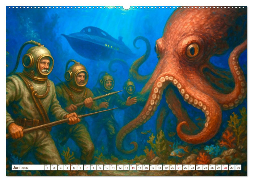 Jules Verne. Sein Leben, seine Werke (CALVENDO Wandkalender 2026)