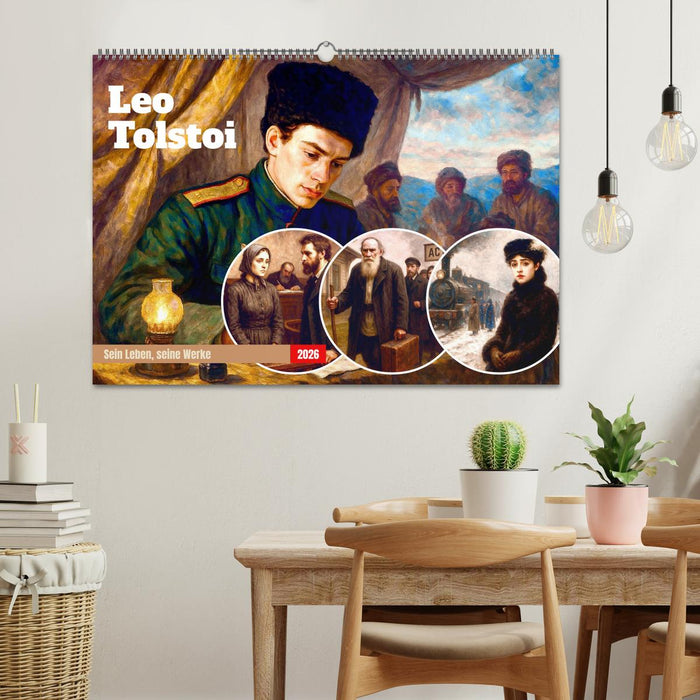 Leo Tolstoi (CALVENDO Wandkalender 2026)