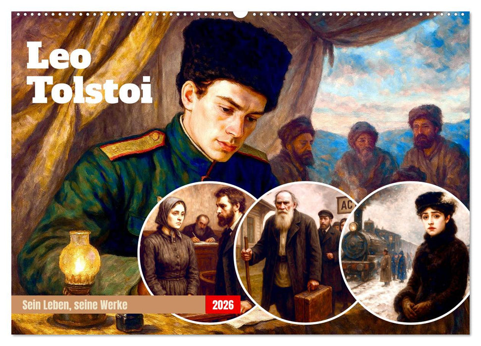 Leo Tolstoi (CALVENDO Wandkalender 2026)