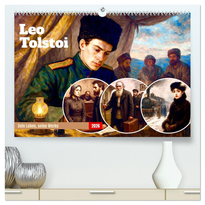 Leo Tolstoi (CALVENDO Premium Wandkalender 2026)