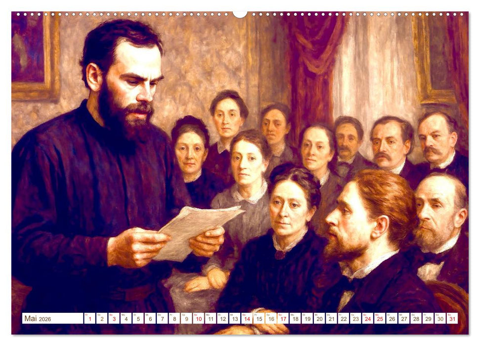 Leo Tolstoi (CALVENDO Premium Wandkalender 2026)