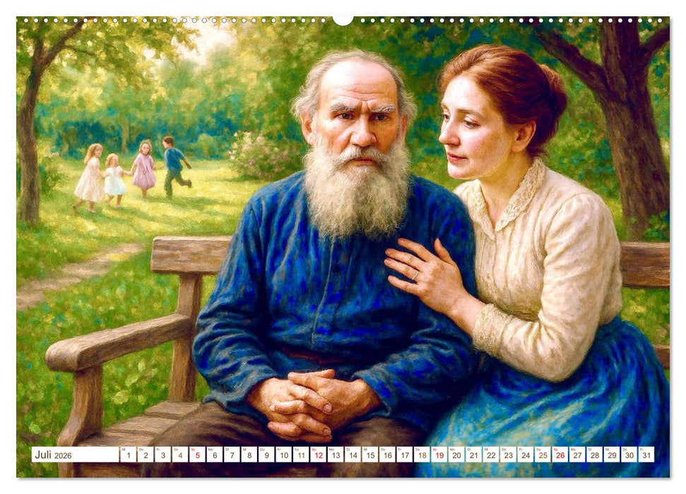 Leo Tolstoi (CALVENDO Premium Wandkalender 2026)