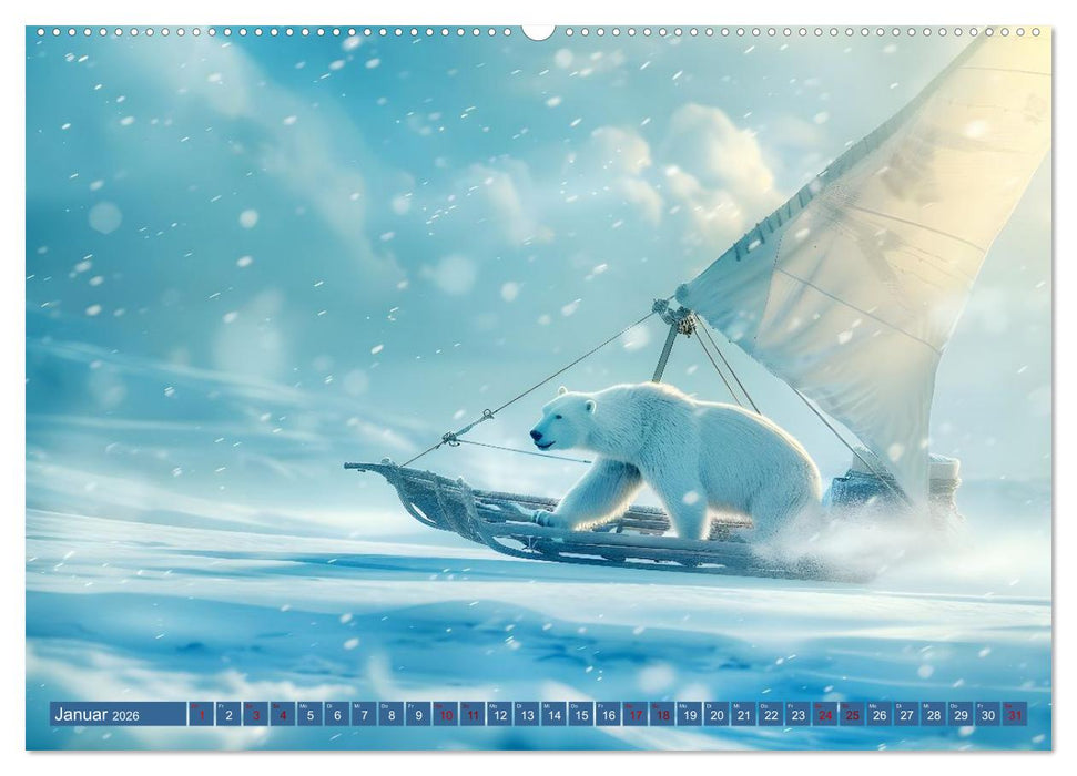 Windreisende (CALVENDO Premium Wandkalender 2026)