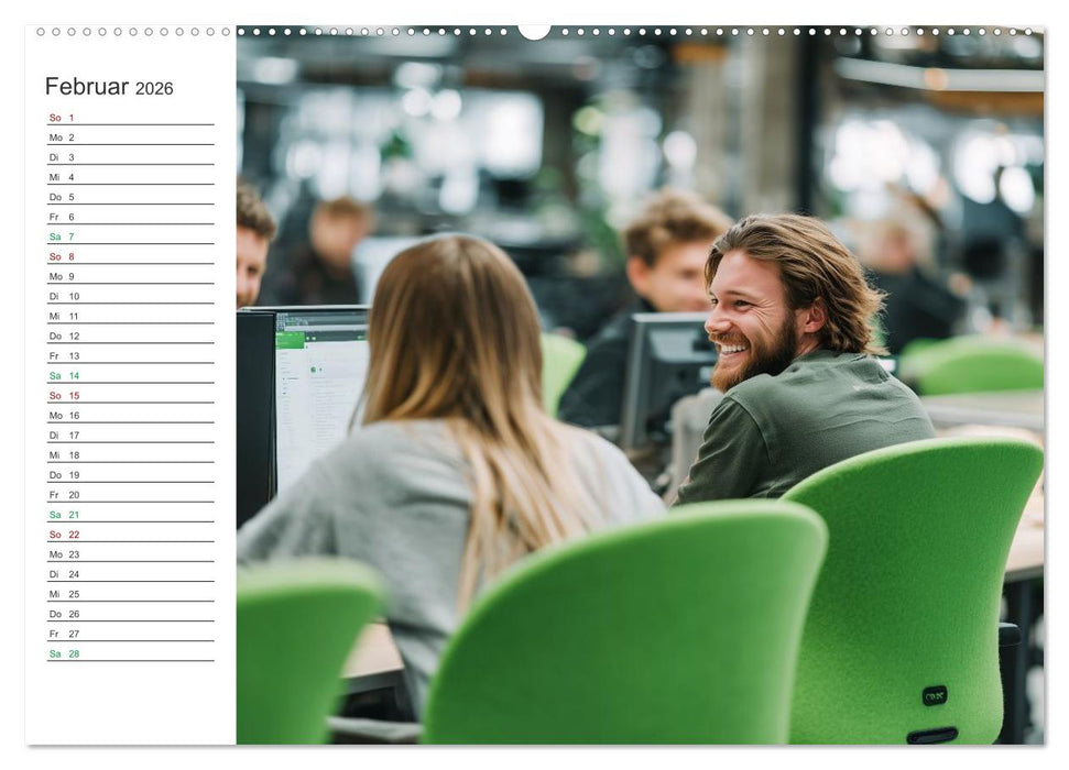 Büro mit Zukunft (CALVENDO Premium Wandkalender 2026)