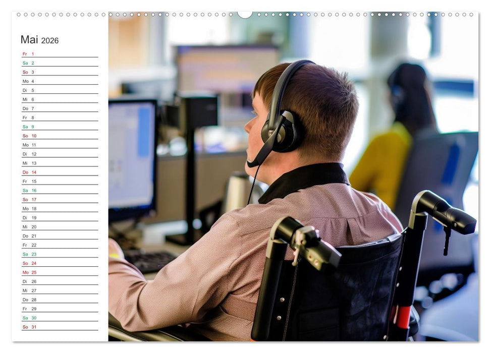 Büro mit Zukunft (CALVENDO Premium Wandkalender 2026)
