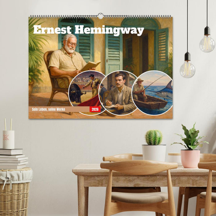Ernest Hemingway (CALVENDO Wandkalender 2026)