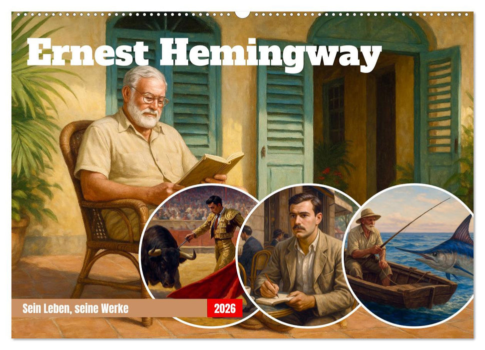 Ernest Hemingway (CALVENDO Wandkalender 2026)