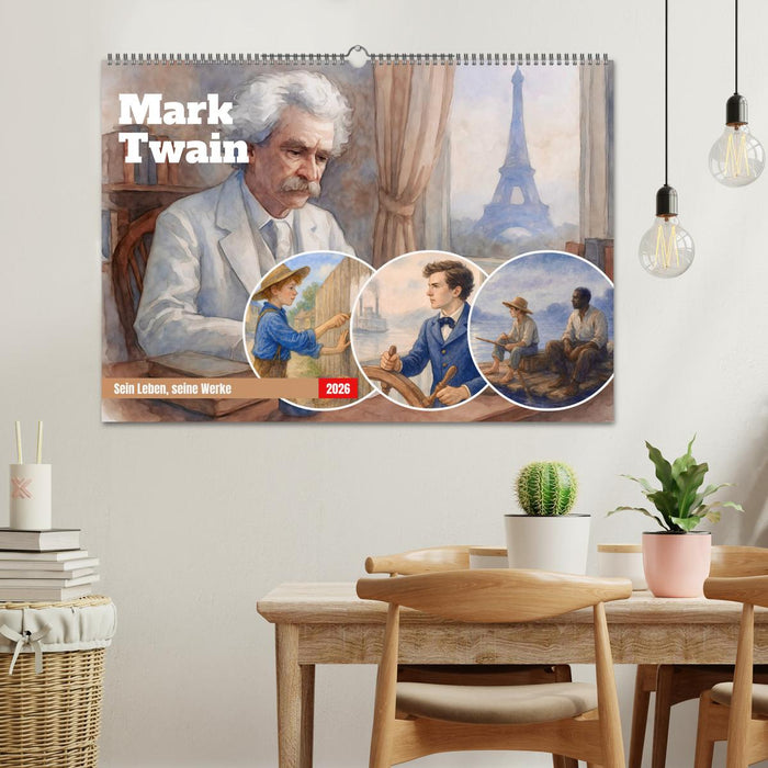 Mark Twain (CALVENDO Wandkalender 2026)