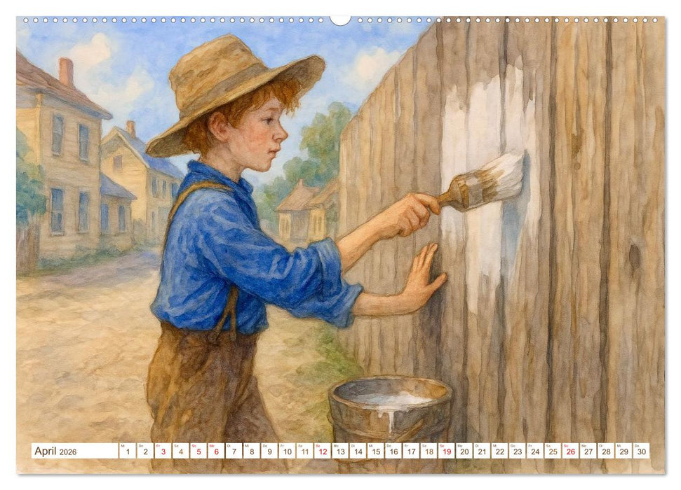 Mark Twain (CALVENDO Wandkalender 2026)