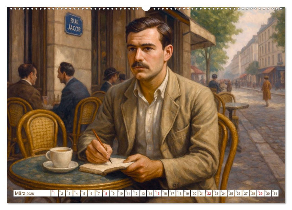 Ernest Hemingway (CALVENDO Premium Wandkalender 2026)