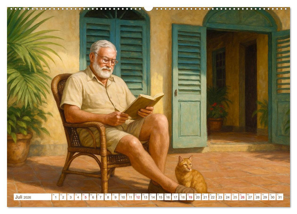 Ernest Hemingway (CALVENDO Premium Wandkalender 2026)