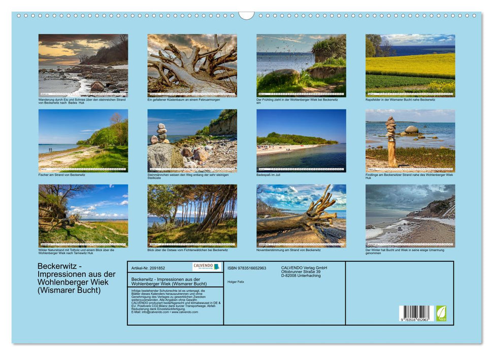 Beckerwitz - Impressionen aus der Wohlenberger Wiek (Wismarer Bucht) (CALVENDO Wandkalender 2026)
