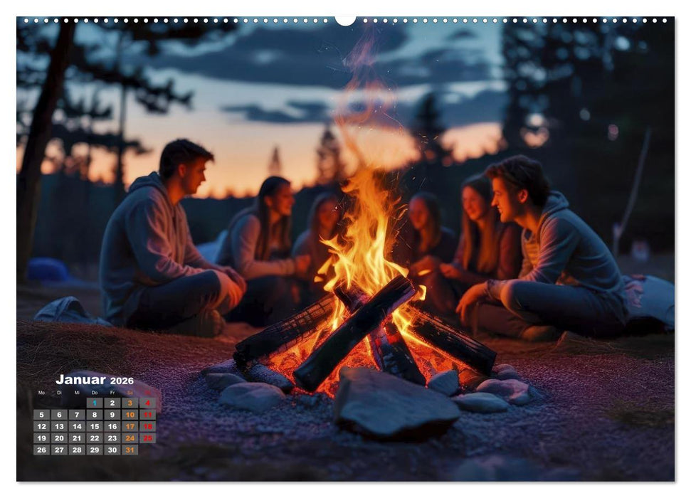 Camping-Life und Abenteuer (CALVENDO Wandkalender 2026)