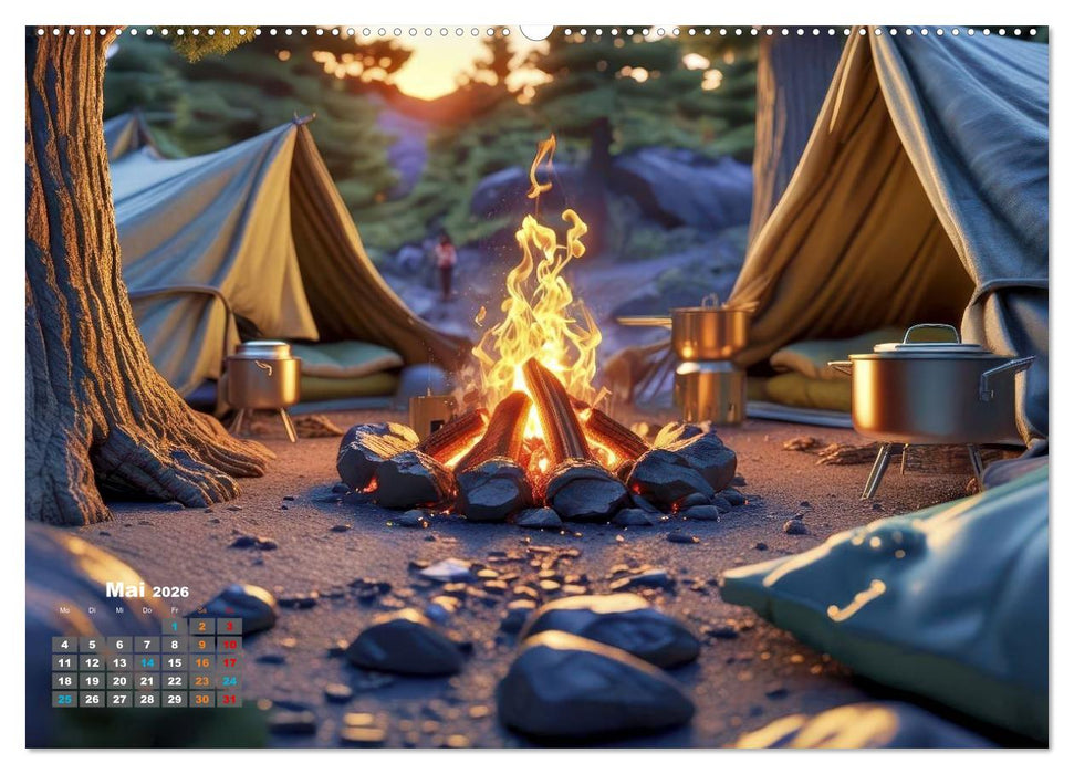 Camping-Life und Abenteuer (CALVENDO Wandkalender 2026)