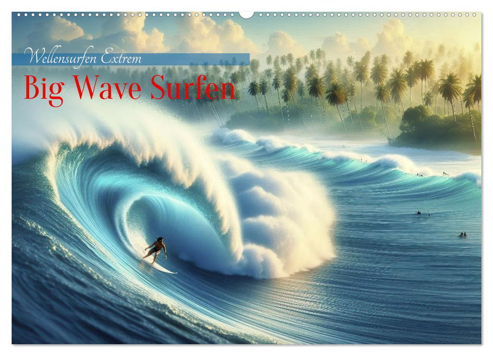 Big Wave Surfen (CALVENDO Wandkalender 2026)
