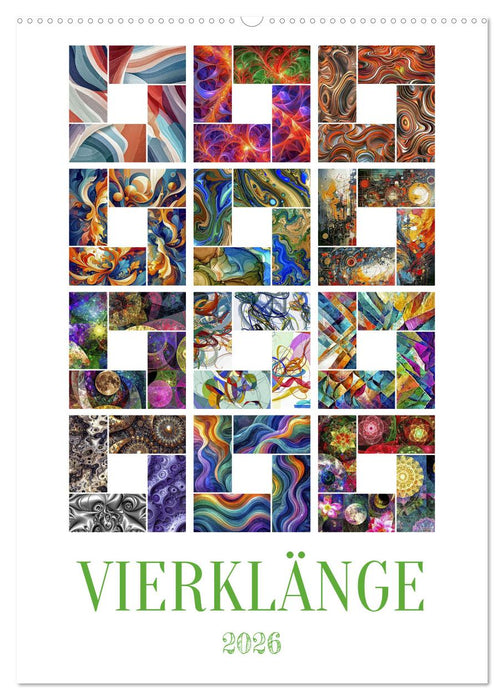 Vierklänge (CALVENDO Wandkalender 2026)