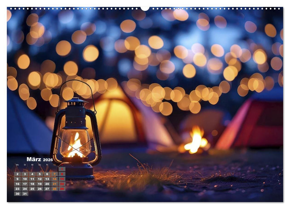 Camping-Life und Abenteuer (CALVENDO Premium Wandkalender 2026)