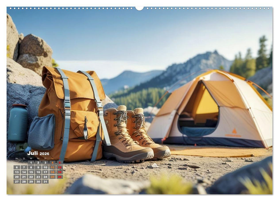 Camping-Life und Abenteuer (CALVENDO Premium Wandkalender 2026)