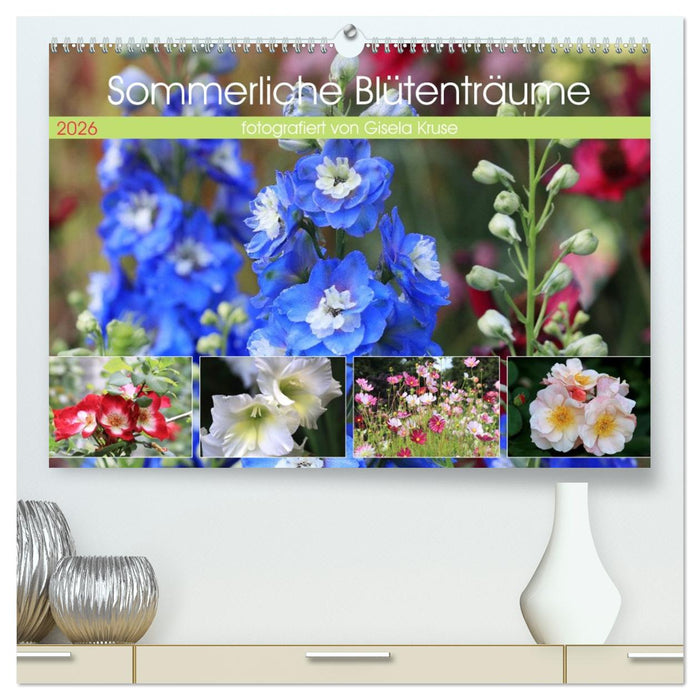Sommerliche Blütenträume (CALVENDO Premium Wandkalender 2026)