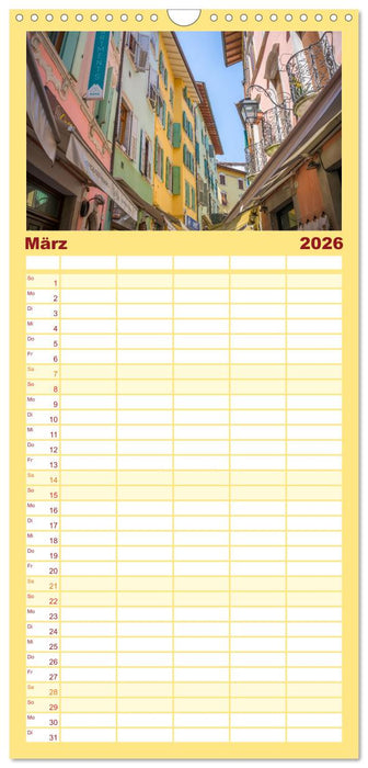 Riva del Garda - Am Gardasee ganz im Norden (CALVENDO Familienplaner 2026)