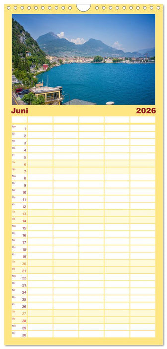 Riva del Garda - Am Gardasee ganz im Norden (CALVENDO Familienplaner 2026)