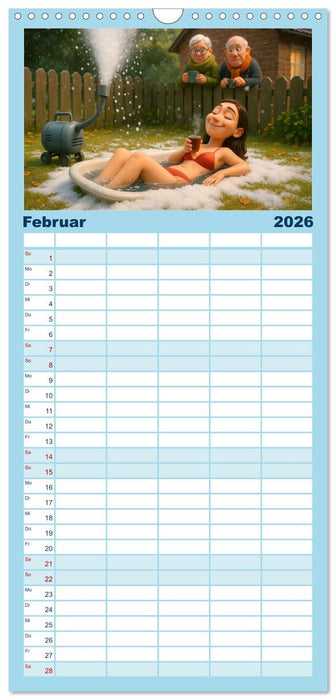 Kälteanbeter (CALVENDO Familienplaner 2026)