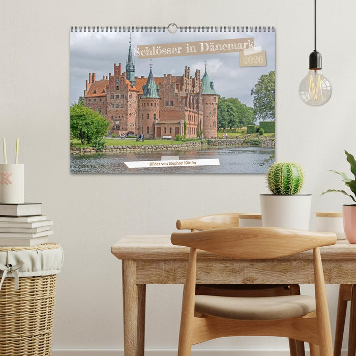 Schlösser in Dänemark (CALVENDO Wandkalender 2026)