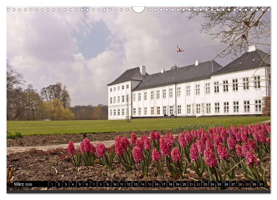 Schlösser in Dänemark (CALVENDO Wandkalender 2026)