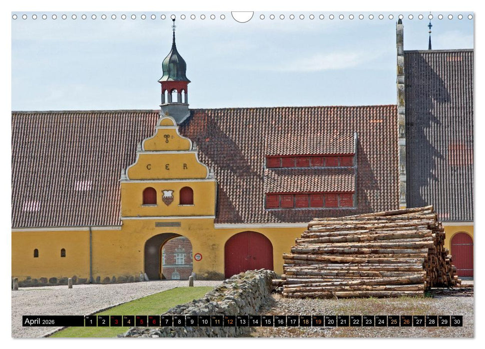 Schlösser in Dänemark (CALVENDO Wandkalender 2026)