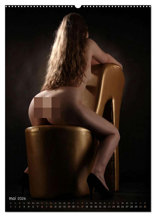 Beauté Blonde Nue (CALVENDO Calendrier mensuel 2026)