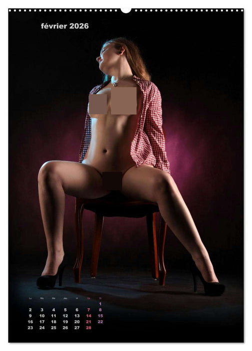 Beautés blondes nues (CALVENDO Calendrier supérieur 2026)