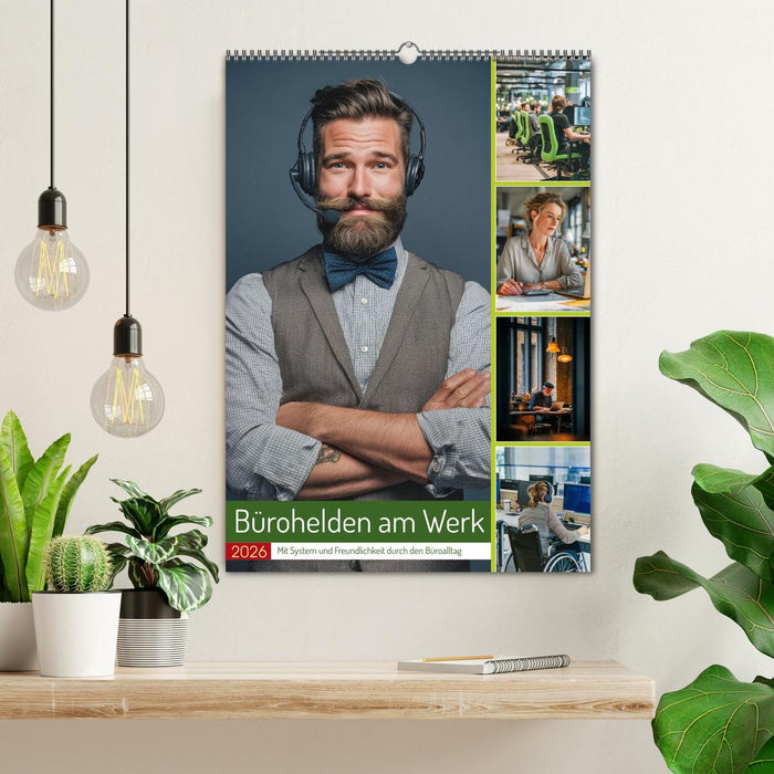 Bürohelden am Werk (CALVENDO Wandkalender 2026)