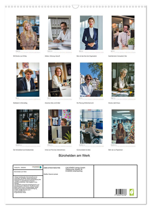 Bürohelden am Werk (CALVENDO Wandkalender 2026)