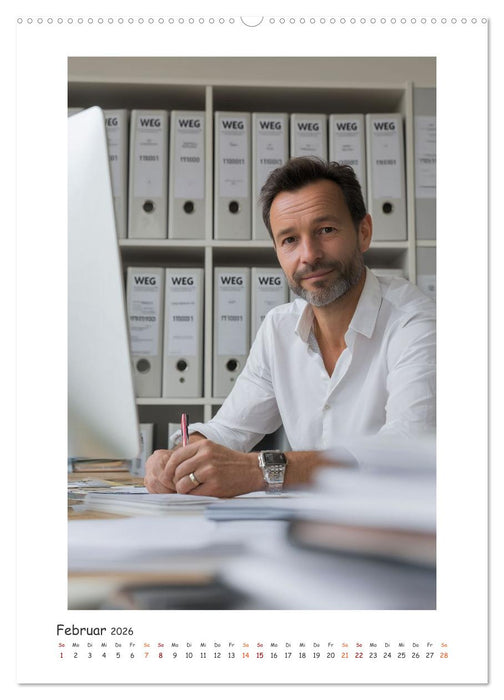 Bürohelden am Werk (CALVENDO Wandkalender 2026)