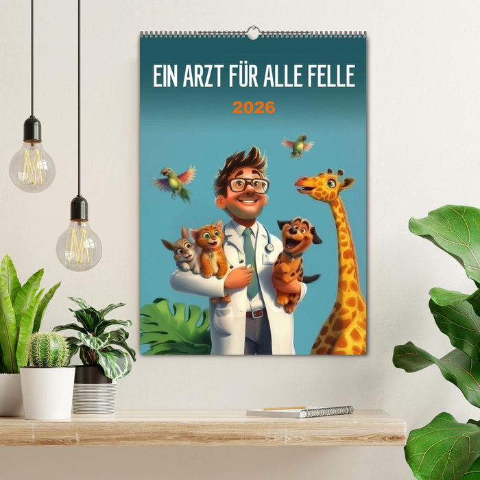 Ein Arzt für alle Felle (CALVENDO Wandkalender 2026)