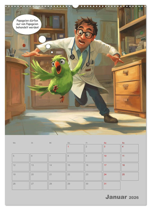 Ein Arzt für alle Felle (CALVENDO Wandkalender 2026)