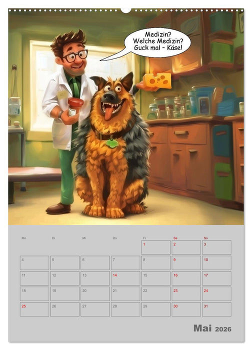 Ein Arzt für alle Felle (CALVENDO Wandkalender 2026)
