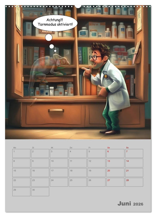 Ein Arzt für alle Felle (CALVENDO Wandkalender 2026)