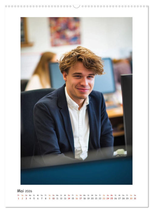 Bürohelden am Werk (CALVENDO Premium Wandkalender 2026)